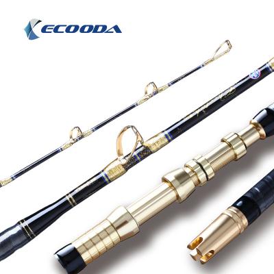 China Carbon Ecooda Boat Fishing Rod Big Fish Buster Trolling Rod All Fuji Accessories Trolling Rod for sale