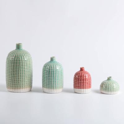 China Vintage Modern Boho Decoration Hotel Ornaments Home Table Flower Vases for sale