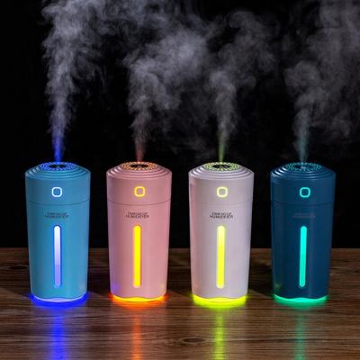 China Hot Sales RV Humidifiers USB Humidificador 280ml Water Molecule Oil Diffuser Air Car Humidifier Purifier for sale