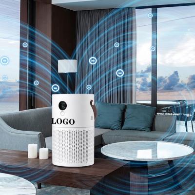 China 2021 Sale Desktop Anion Air Purifier Deodorant HEPA Filter Instant Smart Generator UV Negative-ion Sterilization Air Purifiers for sale