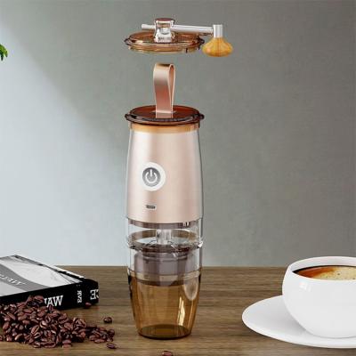 China Manual and Factory Automatic 2021 Newest Mini Burr Espresso Electric Automatic Portable Coffee Bean Grinder for sale