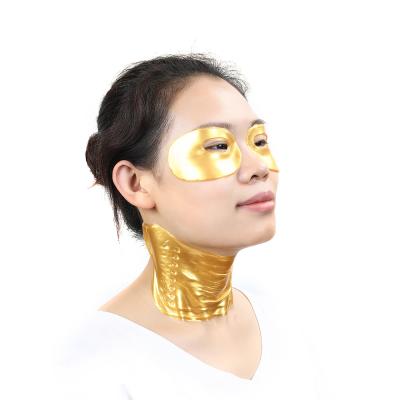 China Collagen Crystal Neck Moisturizer Beauty Neck Care Products Gold Anti Aging Neck Patch for sale