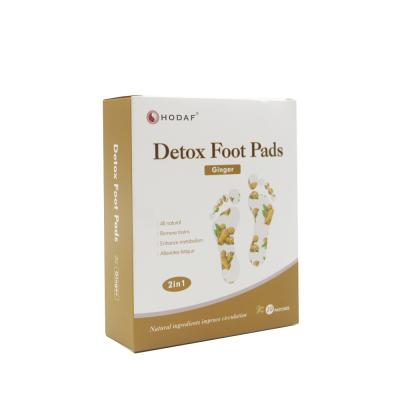 China Ginger Detox Foot Patch Natural Wormwood Care Foot Patches 6.5*8cm for sale