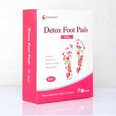 China Hot Selling Customize Foot Detox Patches Improve For Sleeping Slimming Foot Care Feet Stickers 6.5*8cm for sale