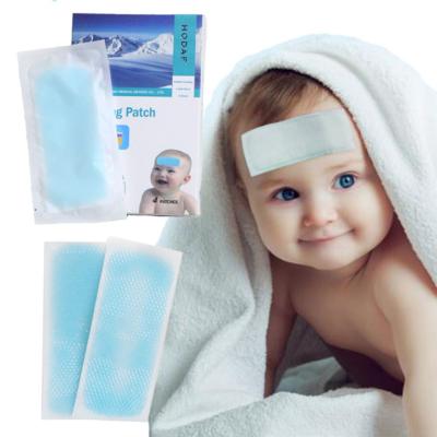 China Anti-sticking macromolecule gel /non-woven fabric HODAF health care provider summer hydrophilic ice diaper/sheet kids cool patch forehead fever gel cooling pad for children for sale