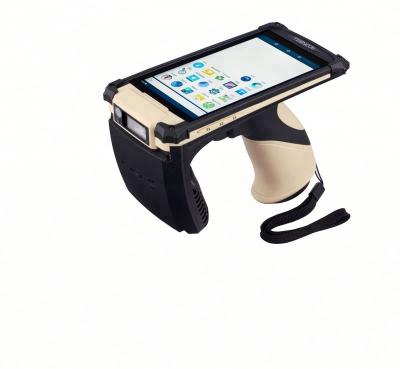 China Computer 4g Handheld Uhf RFID Android 6.0 Rugged Reader Or Handheld Data Terminal for sale