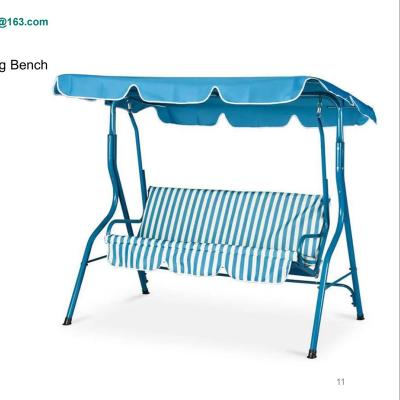 China Durable OUSEN YINGJI Swing Bench Seat Outdoor Free Standing Covered Swing Bench for sale