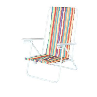 China Easy-carrying BEACH SUN LOUNGE 3-POSITION BED NICE BEACH CHAIR RIO BEACH HIGH BACK SPRING CHAIR for sale