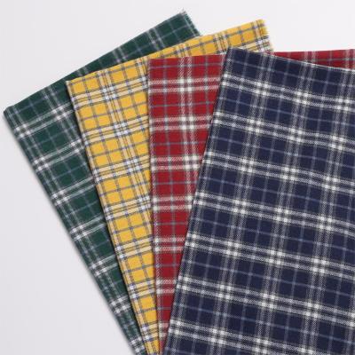 China Shrink-Resistant China supplier cotton polyester mini check poplin-dyed fabric stock alpaca fabric 53 cotton 47 polyester for sale