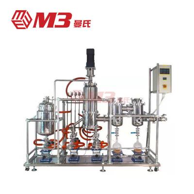 China Factory Good Price M3 Professional Production Of Stainless Steel Short Path Distillation System Glass Molecular Distillation Equipment for sale