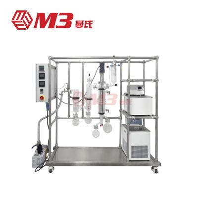 China M3 Professional Factory Production Of Short Path Distillation Equipment Glass Molecular Distillation Equipment for sale