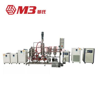 China food & Beverage Plant M3 Oil Distiller Turnkey Short Path Molecular Distillation Equipment / Turnkey Solution Short Path Molecular Distillation Unit for sale