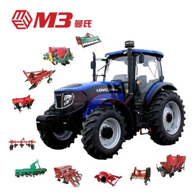 China Cultivate M3 Newest Small Multifunctional Mini Farm Tractor With Powerful Training Green Orange Red Blue Engine Accessories Color ISO for sale