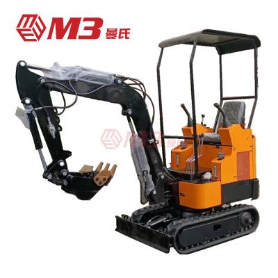 China Farms new mini excavator M3 price 1000kg 1 ton excavators small digger with CE EPA for sale bagger for sale