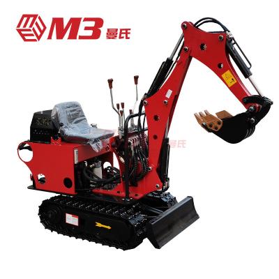 China Micro Farms M3 Earth Moving Machinery 1ton 0.8ton Mini Excavator With Free Bucket For Sale for sale