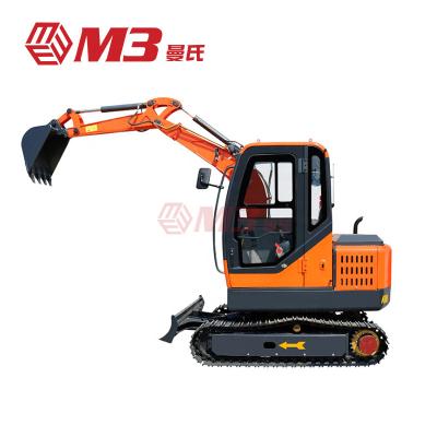 China Cultivate M3 the new excavator Price 0.8 ton 1 ton 2 ton mini excavator Digging Hydraulic Small Digger Machine Prices micro 3 ton for sale for sale