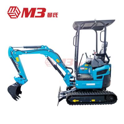 China China Factory Price M3 Farms Small Hydraulic Crawler Machine Mini Excavadora Excavator 1 Ton Minibagger Bagger Digger Mini Excavator for sale