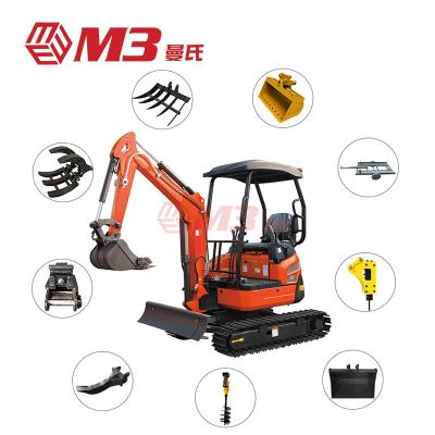 China Farms M3 CE EPA China Excavator Mini Excavators Small Crawler Digger 1ton Hydraulic SINGLE Max Farmer Motor Cylinder Training for sale