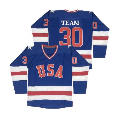 China 2021 Hot Sale Eco Friendly Hockey Jerseys For Men's Game Teamxx USA Classic 1980 Classic Ice Hockey Jersey Pitched Mens Ice Hockey Uniform for sale