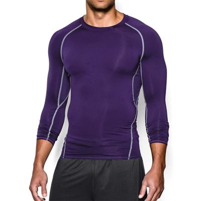 China Men's sports QUICK DRY QUICK DRY Sweater fitness long sleeve gym clothing men's gym tops sportwear men's T-shirt tight for sale