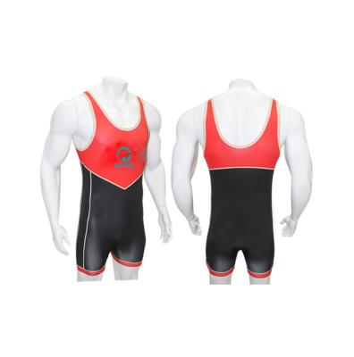 China 280gsm Lycra fabric 280gsm Lycra fabric design your own unbranded sportswear wrestling singlets for sale