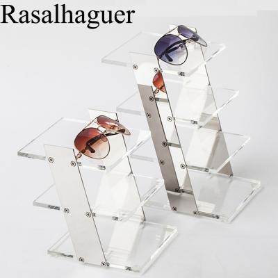 China Glasses Watches Bracelet Jewelry Display Top Sale Guaranteed Quality Wholesale Crylic Floor-mount Glasses Frame Sunglasses Display for sale