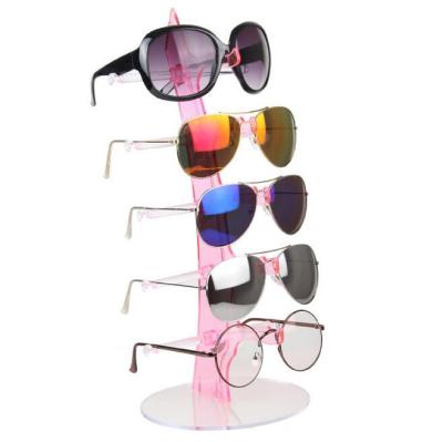 China Jewelry store display or top quality domestic dressing table prices of the best 5 pairs of glass rack holder display for sunglasses for sale