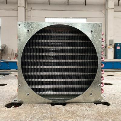 China Industrial Refrigeration Parts Machinery Refrigeration Air Cooled Condenser For Clod Room for sale