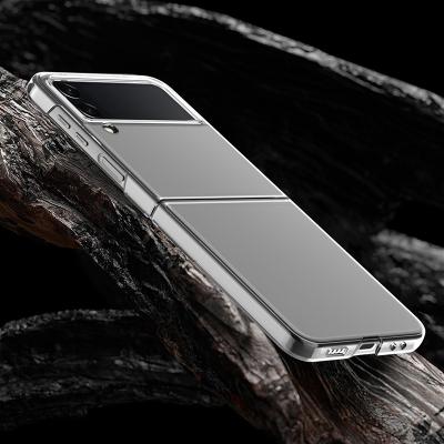 China Crystal Hard Shockproof Slim Thin PC Phone Protective Cover for Flip4 for sale