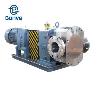 China Biofuel Industry SS316L High Viscosity Medium Transferred Rotary Lobe Pumps For Petrochemicals Heavyoil Crudeoil Oilsludge Asphalt Grease for sale