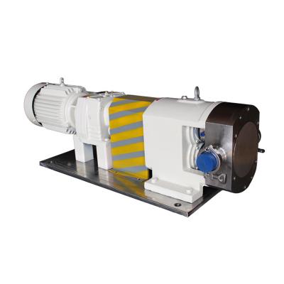 China Sanitary High Viscosity Biofuel Industry Industry Factory Price Stainless Steel Emulsion Rotary Lobe Pump Transfer Pump for sale