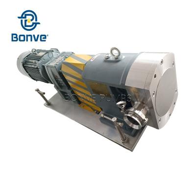 China Food and Beverage Industry CNC Process Lobe Pump High Precision Rotary Pumps for Food Industry Concentrated Juice Meet CIP and SIP requirements for sale