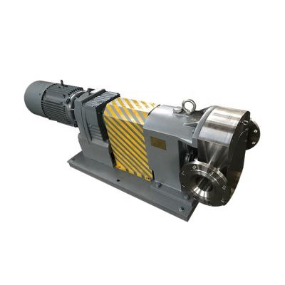 China Chemical Industry Aseptic Configuration Pumps Cam Rotor Pumps With Reliable Performance Used In Resins Polymers Slurries for sale