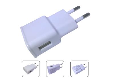 China EU Plug USB  Samsung Cell Phone Charger With IC Program Design for sale