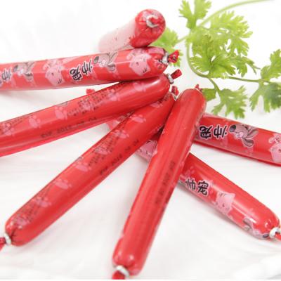 China Sustainable Natural Fresh Pet Food Dog Treats Dog Snacks Animal Food Beef Sausage for sale