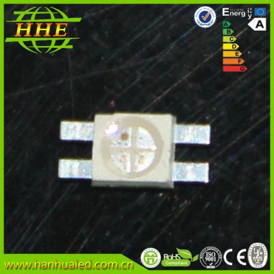 China 4 Pins 20mA 6028 RGB Tri - Color SMD Rgb LED With Common Anode For Keyboard for sale