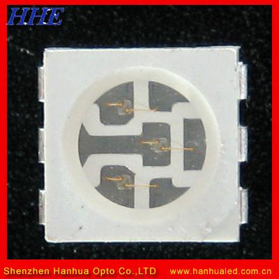 China Full Color 3 Chip 18lm - 22lm RGB SMD LED 5050 for Home lighting for sale