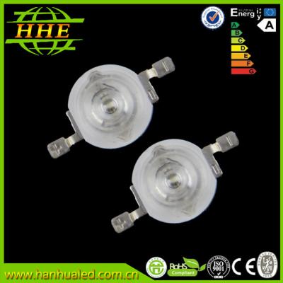 China 1W 460nm blue high power led light diode 60lm - 70lm with 120 degree viewing angles for sale