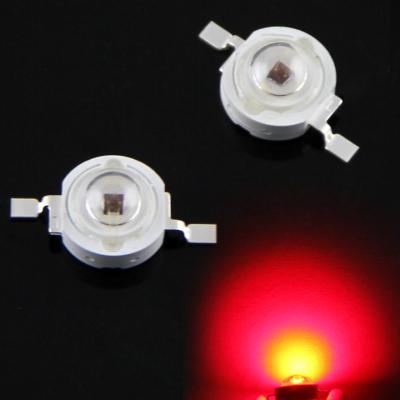 China High brightness 700mA 3w red high power LED emitting diode for plant grow lighting for sale