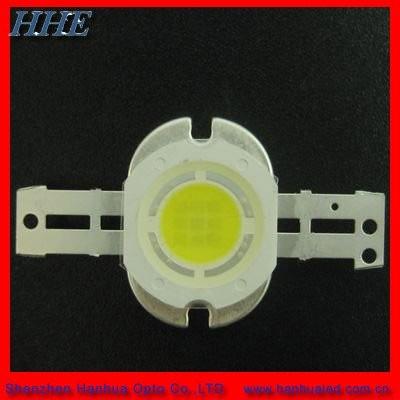 China Pure White 9v - 11v 1050mA 6500K 10W white high power led diodes of InGaN / GaAsp Chip for sale