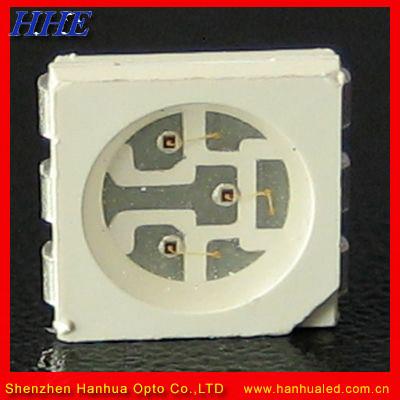 China Surface Mount Package Type 5050 RGB SMD LED , LED emitting diode for sale