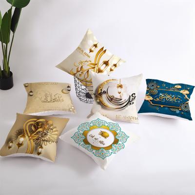 China Border Guerbang anti-static festival pillow cover office cushion cover living room sofa decoration green gold pillow cover for sale