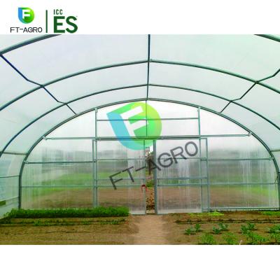 China Planting vegetables and so on PE film green house agriculture and commercial used greenhouse for sale