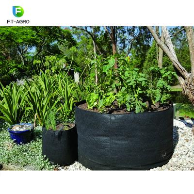 China Wholesale Durable Felt Plant Bags 1/2/3/5/7/10/15/20/25 Per Gallon As Planting Barrel For Greenhouse for sale