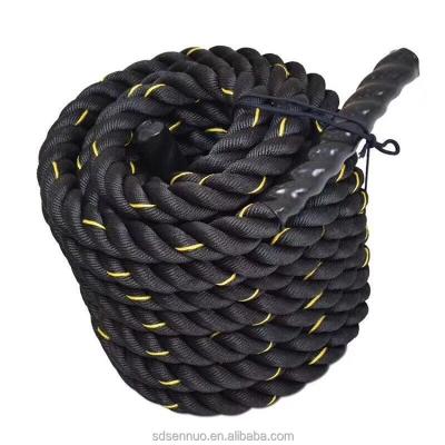 China Wholesale 2022 Durable Polyester Jump Rope Strand Twisted Heavy Battle Rope With Good Quality for sale