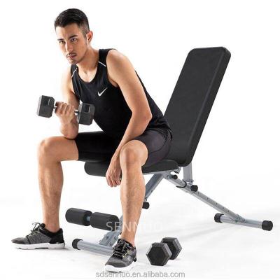 China Eco-friendly Adjustable Dumbbell Foldable Weight Bench For Workout for sale