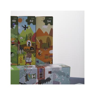 China Cartoon Toy 12 Pieces Wooden Jigsaw Puzzle White Dye Jigsaw Puzzle Toy Printable Sublimation Education Child for sale