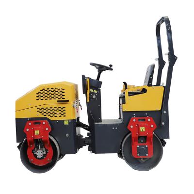 China Hotels China Mini Road Roller Compactor Double Drum Road Roller Machine Vibratory for sale