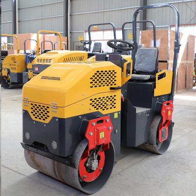 China Hotels Walk Behind Small Vibratory Single Drum Road Roller Machinery Contract Road Roller 1.5 Ton Diesel Road Roller for sale