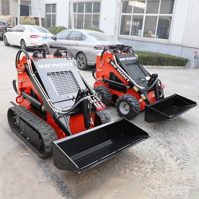 China Chinese diesel Bobcat Skid Steer Telescopic Crawler Track Skid Steer Loader Building Material Stores Small Diesel Ox Loader for sale